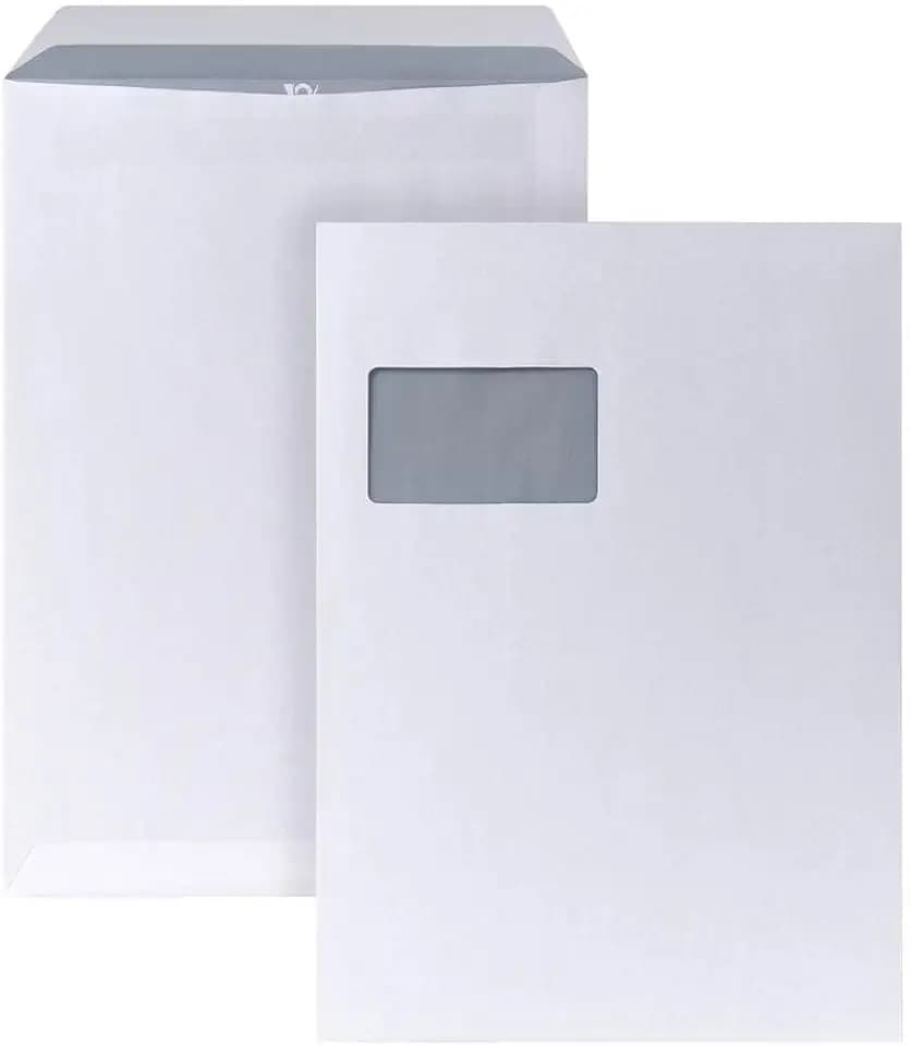 POSTHORN Versandtaschen C4 (250 Stück), 90g/m² - 324x229 mm - Umschläge A4