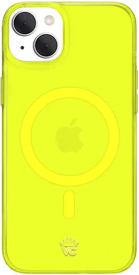 VELVET CAVIAR for iPhone 15 Case Neon Yellow - Compatible with MagSafe [10ft Drop Tested]