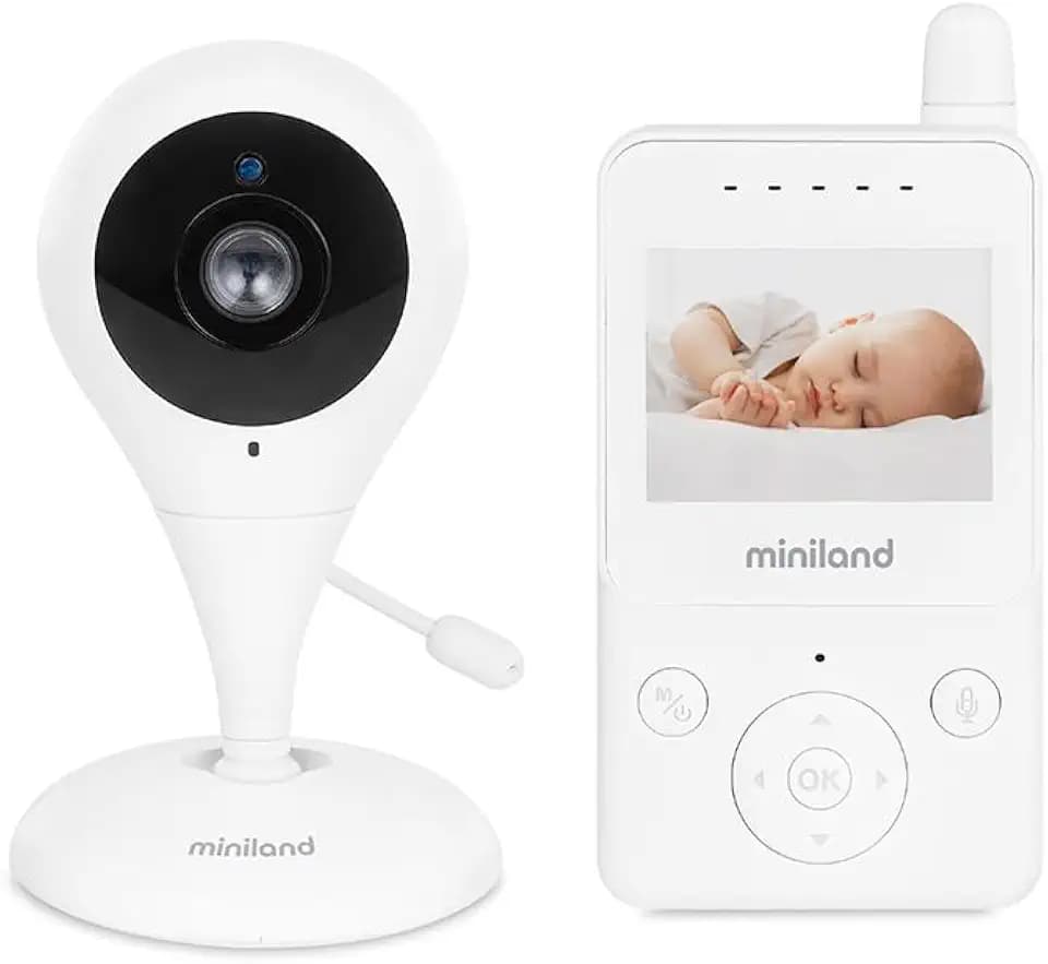 Miniland - Digimonitor 2,4: Babyphone mit drehbarer Kamera.
