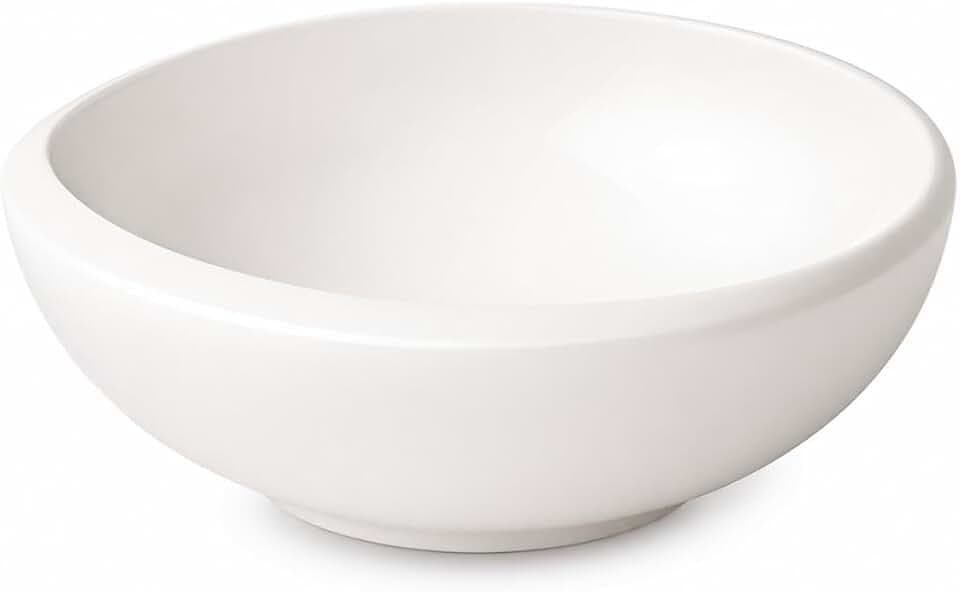 Villeroy & Boch - NewMoon Dessertschale 13 cm Weiß, Spülmaschinenfest, Mikrowellensicher, Kleine Schüssel, Schälchen, Schüssel für Müsli, Snacks oder Dips, Schale, Bol, Geschirr, Premium Porzellan
