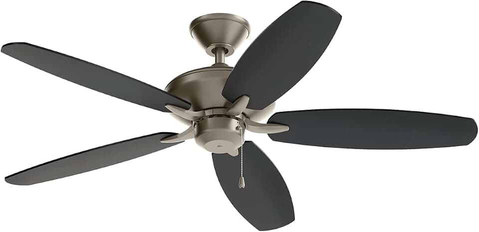 Kichler Renew Patio 52" Outdoor Ceiling Fan, Brushed Nickel