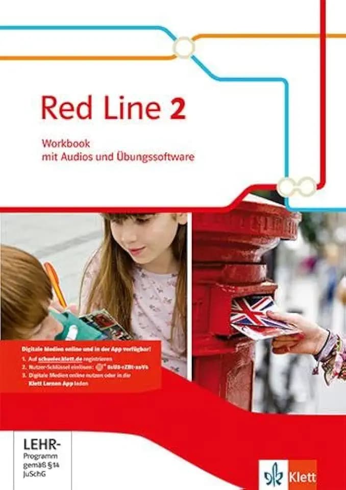 Red Line 2: Workbook mit Audios und Übungssoftware Klasse 6 (Red Line. Ausgabe ab 2014)