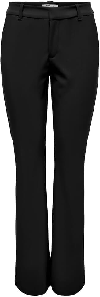 ONLY Female Hose mit weitem Beinschnitt ONLTRAVEL Flared Hose mit weitem Beinschnitt