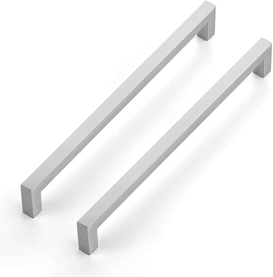 5 Stück Schrankgriffe 256mm Möbelgriffe Silber Griffe für Küchenschränke