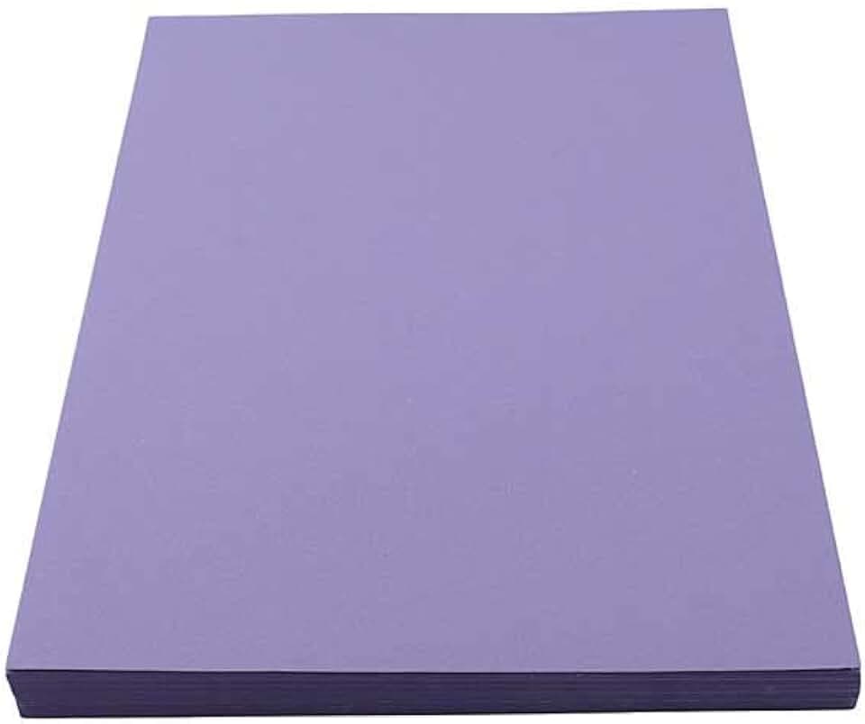 House of & Papier A4 220 gsm farbiger Karte – Violett (100 Stück Blatt)
