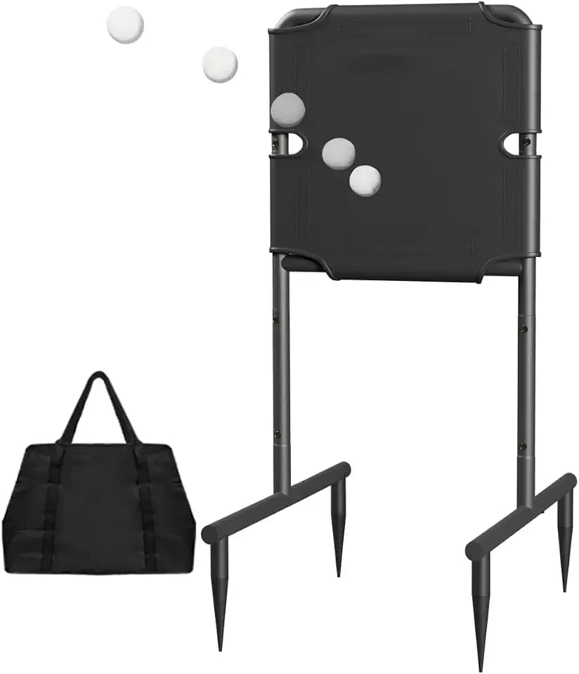 Garbuildman Baseball Strike Zone Target for Plastic Balls, Portable Metal Frame Pitching & Hitting Training Tool for Outdoor