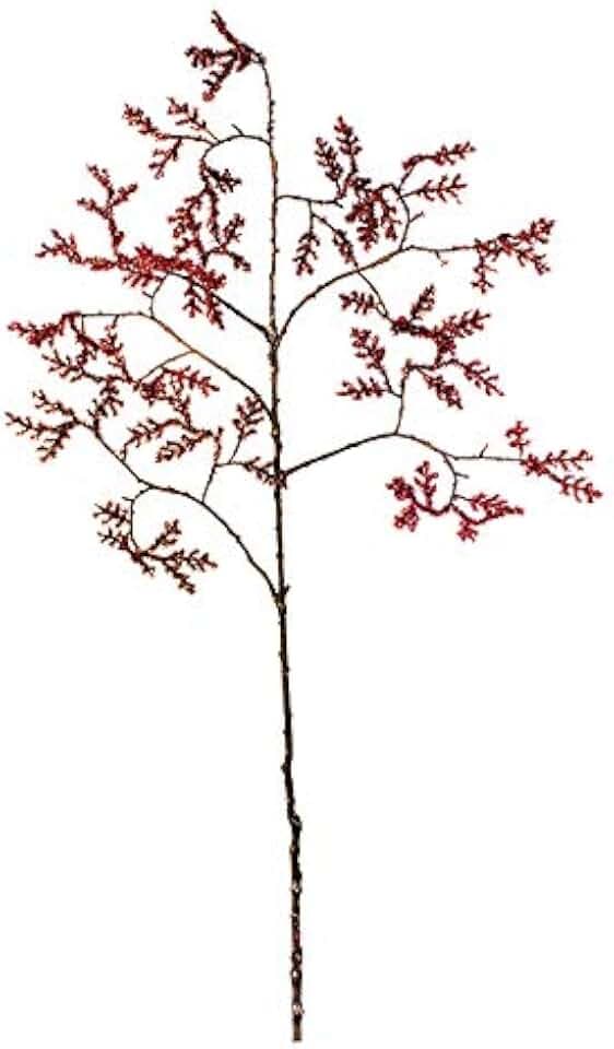 Ref.16340C20 Navidad, rote Linse, 12 Stück, rot, 89 cm