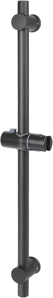 NearMoon Shower Slide Bar with Height/Angle Adjustable Handheld Shower Holder, Bathroom SUS 304 Stainless Steel Shower Head Holder for Bath (Screw Mounted, Matte Black)