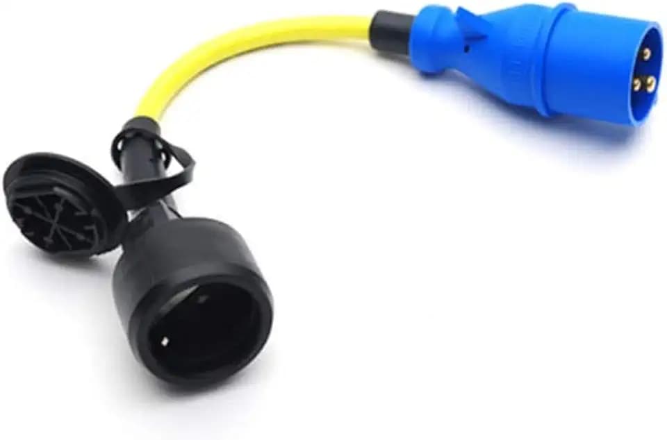 Victron Adapter 16A 250V CEE Stecker auf Schuko Kupplung