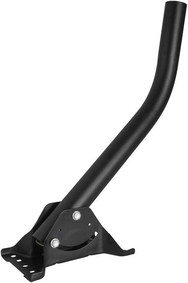 Skywalker 21” J-Pipe Pole Mount Mast for 18” Dish Antenna (1.66in OD/ Black)