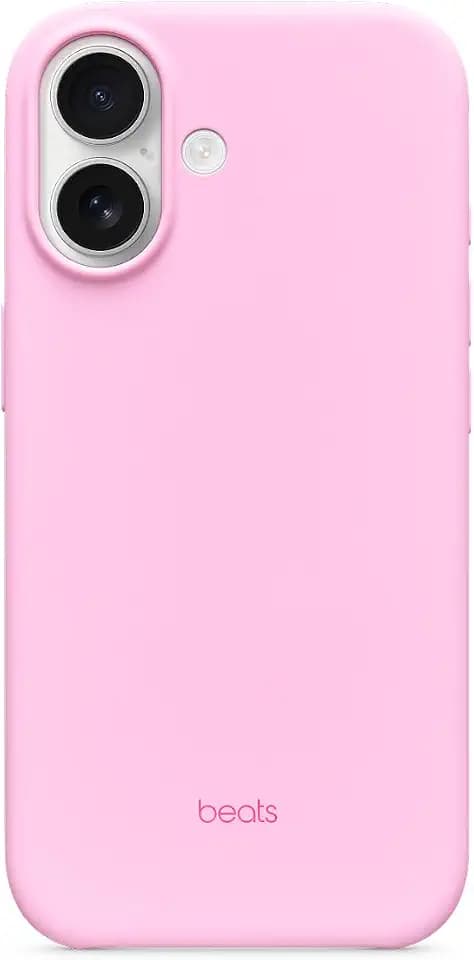 Beats iPhone 17 Case with MagSafe & Camera Control, Matte Finish, Microfiber Lining – Pebble Pink