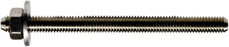 fischer 090444 Ankerstange FIS A M 10 x 110 R Edelstahl, 10 Stück, Silber