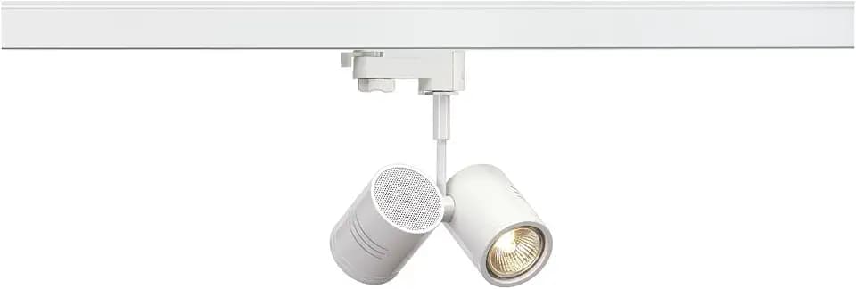 SLV BIMA II Leuchtenkopf, mattweiss, 2xGU10, max. 50W, inkl. 3P.-Adapter