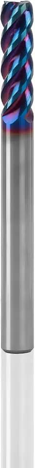 3/16" 4 Flute Carbide Square End Mill AITiSiN Coated, 1Pcs