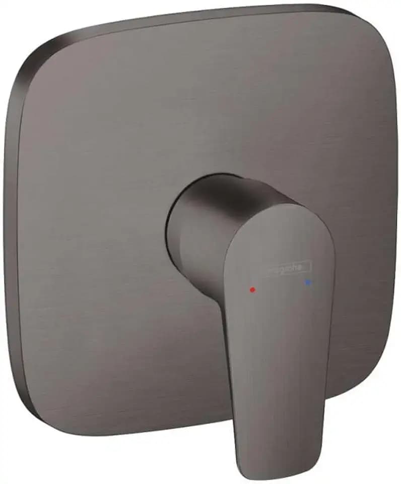 hansgrohe Duscharmatur Talis E, Unterputz Einhebel-Wannenmischer, Brushed Black Chrome