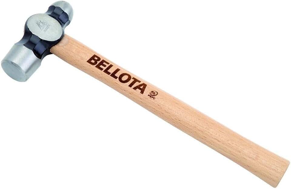 BELLOTA 8011-G - Kugelhammer mit Holzgriff für die mechanische Werkstatt und für den Bau