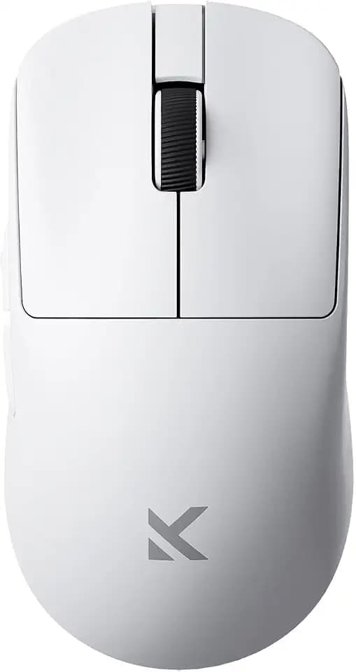 MCHOSE L7 Pro Wireless Gaming Mouse Super Light 39g, Gaming Mouse Esport with 26K DPI, Optical Switch, Programmable Buttons, Dual 8K Polling and PAW3395 Sensor, Tri-Mode Connection, PC/Mac - White