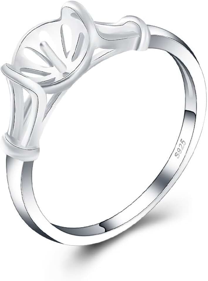 Sterling Silver Simple Rings Fitting for DIY Jewelry Making