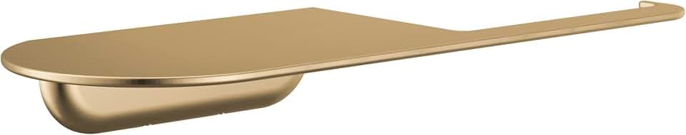 Delta Bonacci Pivoting Toilet Paper Holder with Shelf, Bathroom Accessory, Champagne Bronze 745500-CZ