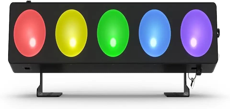 CHAUVET DJ Core 5X1 ILS COB LED Stage Light, RGB + Warm White Pixel Mapping Wash & Blinder Light with 5 x 35W LEDs, DMX, ILS & RF Control, Tool-Free Linking, DJ, Event & Stage Lighting