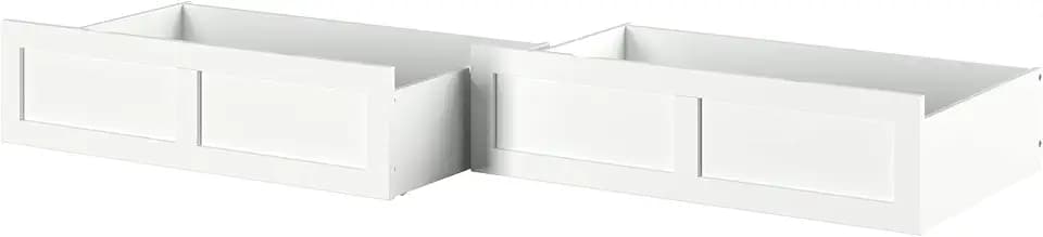 AFI, Set of 2 Under-Bed Storage Drawers, Twin/Full, White