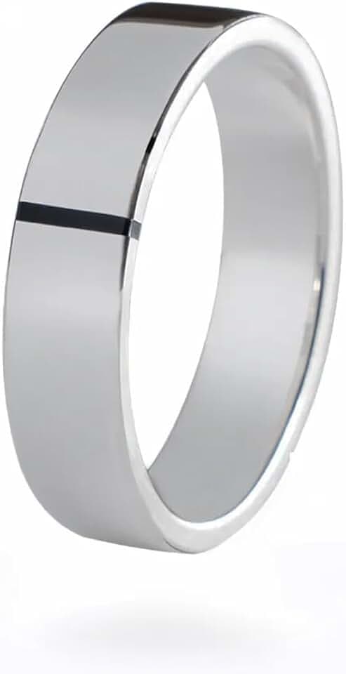 CNICK Smart Payment Ring - Kontaktloser NFC-Zahlungsring mit Tokenisierung, modisches Design, VISA und MasterCard kompatibel, Tesla Schlüsselanhänger für Modell 3/Y/S/X/CT (Titan G2, 9.5)