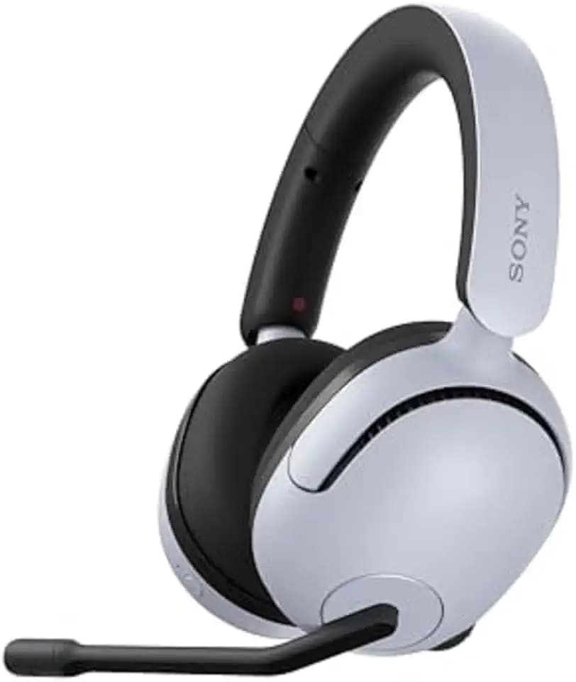 Sony INZONE H5 Kabelloses Gaming Headset | 2,4-GHz-Funkverbindung, 360°-Raumklang, 28 Stunden Akkulaufzeit, Mikrofon mit KI-Rauschunterdrückung, PC/PlayStation 5 – Weiß