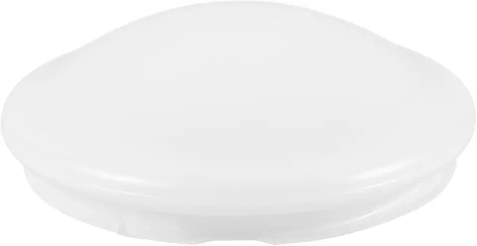 DOITOOL Ceiling Light Cover 10.82 in Round Lamp Shade Replacement Flush Mount Light Fixture Shade Accessory for Bedroom Balcony Kitchen and Bathroom Lock Installation
