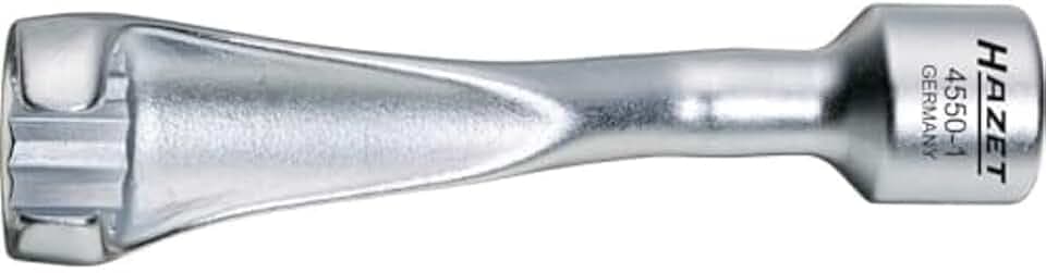 Hazet Einspritzleitungsschlüssel 4550-1, 1/2 Zoll (12,5 mm) Vierkant
