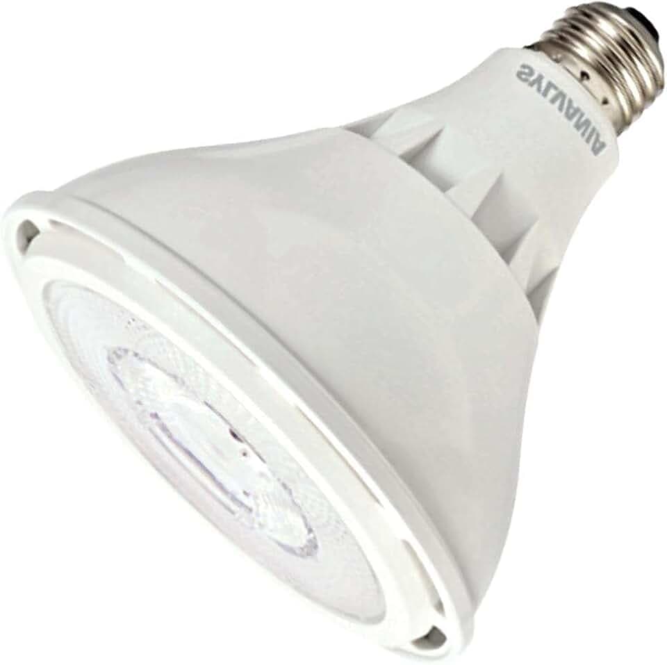 Sylvania PAR38 High Output LED Light Bulb, 150W = 25W, 15° Spot, Non-Dimmable, 2500 Lumens, Frosted, 3000K, White - 1 Pack (74795)
