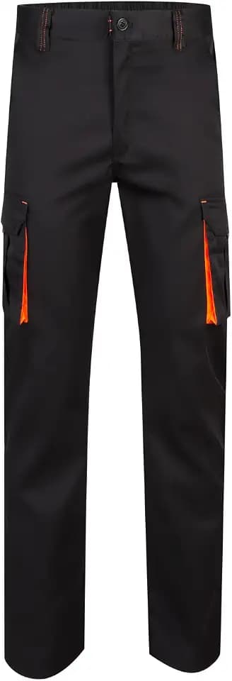 Velilla 103008S - Hose (Größe 44) Farbe schwarz und orange fluoreszierend