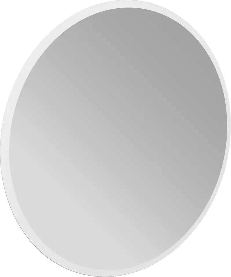 Emco Pure+ LED-Lichtspiegel, Spiegel inkl, LED-Beleuchtung für Raumschaltung, Badezimmerspiegel mit umlaufender Mattierung zur Wandmontage Spiegel 79 cm Umlaufendes Licht
