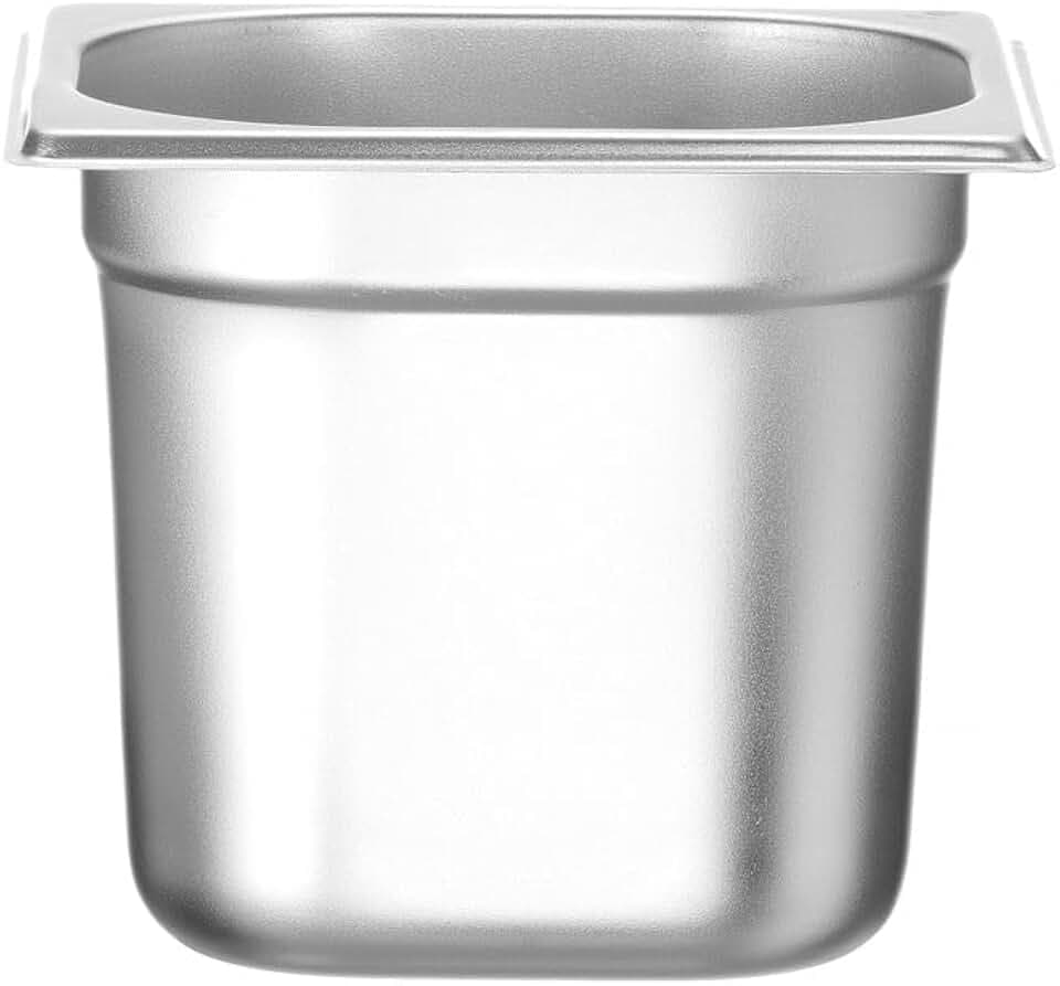 HENDI Gastronormbehälter, 2,4L, GN 1/6, 176x162x(H) 150mm, Edelstahl