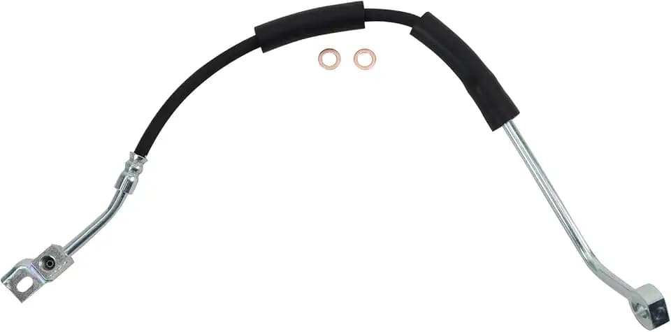 TRQ Front Left Brake Hose Drivers Side