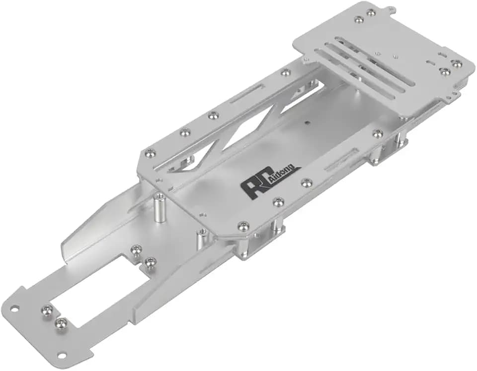 Aluminum Main Chassis for Traxxas Stampede 2WD VXL Brushless Monster Truck Craniac Chassis & ESC Mount 3622 3626 (Sliver)