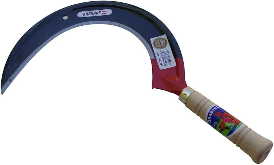 Muller Krenhof/Offner Hand Scythe - Reaping Sickle Shorter Rounder - Grass Hook 4920,45 - Made in Austria