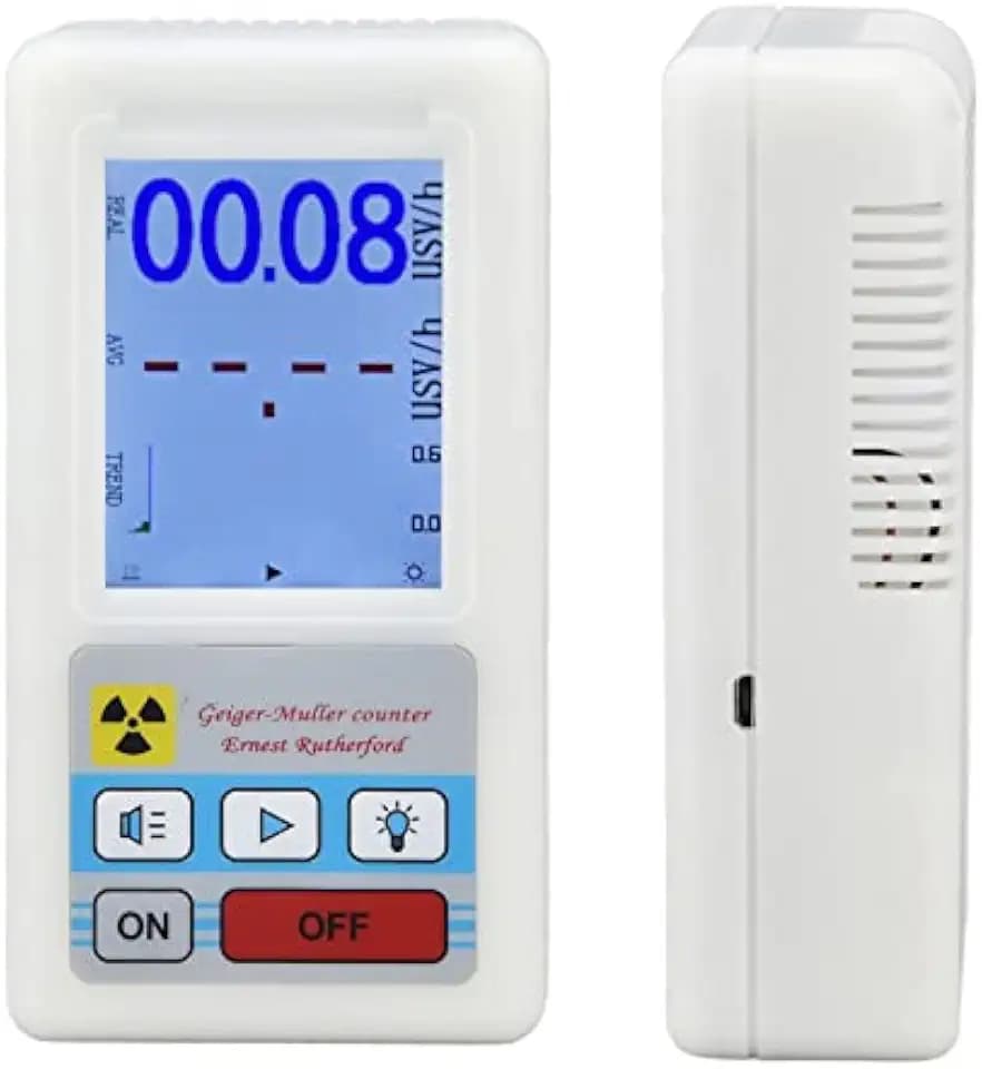 BR-6 Geigerzähler Leicht Ablesbarer Multifunktionaler Radioaktiver Detektor Nukleare Strahlung und Elektromagnetische Strahlung