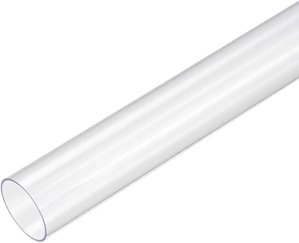 sourcing map PVC Rohr Durchmesser 23mm Länge 0.5m Rund Kunststoffrohr