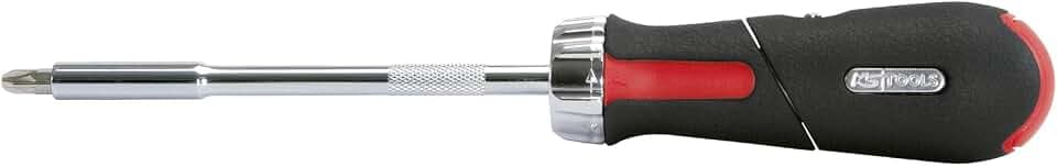 KS Tools 159.2051 1/4" Revolver-Ratschen-Bit-Schraubendreher, 7-tlg.