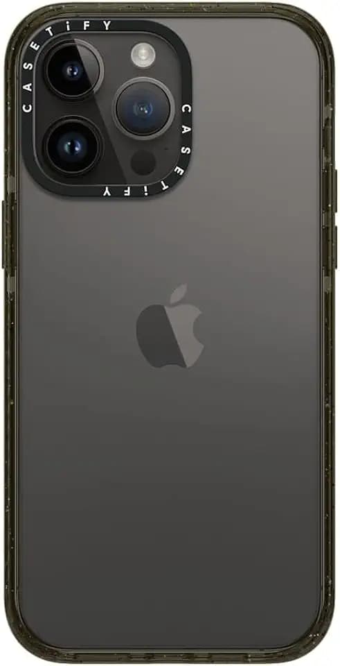 CASETiFY for iPhone 14 Pro Max Case - Impact Clear Black