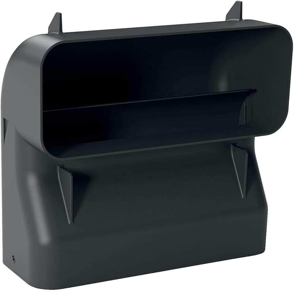 Bosch Hausgeräte HEZ9VDSB4 Installationszubehör / 90° Flachkanalbogen vertikal/für Kochfelder mit Dunstabzug/Schwarz