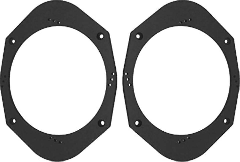 Speaker Adapter Spacer Rings SAK006_55 Universal 5x7" or 6x8" to 5 1/4" 5.25" - 1 Pair - SAK006_475