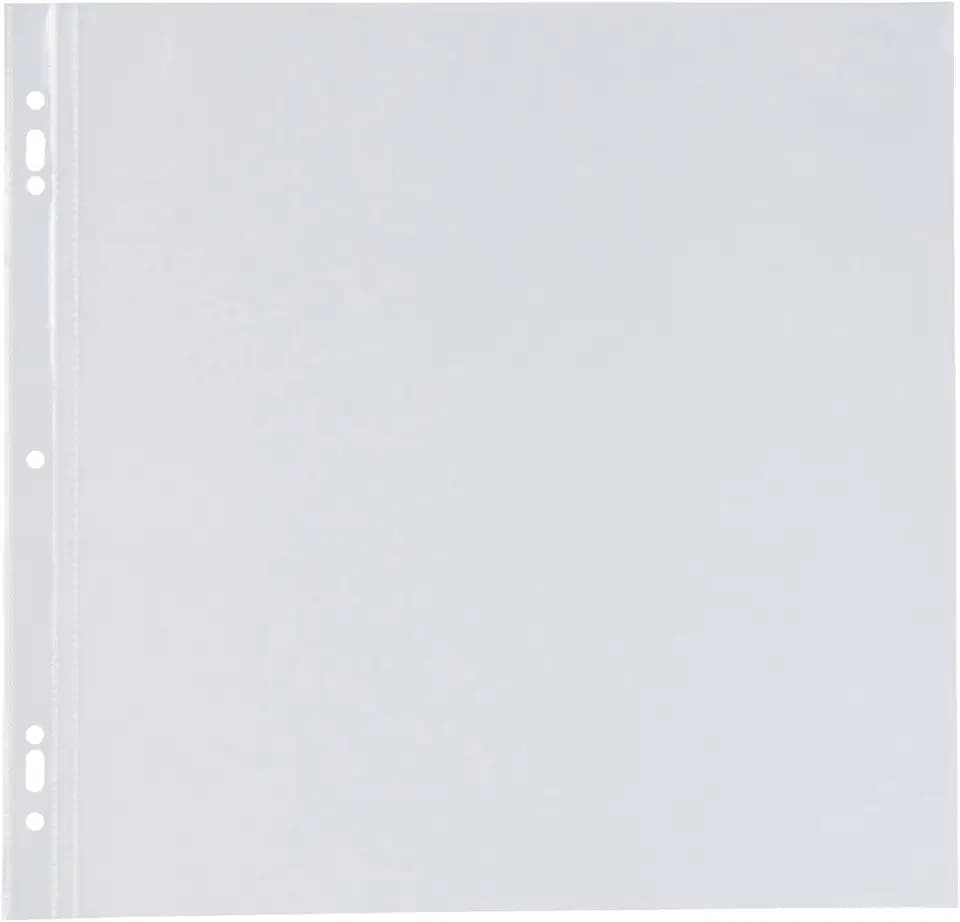 Samsill 12 x 12 Scrapbook Refill Page Protectors, 30 Pack, Clear Top-Loading Plastic Sleeves, Fits Post-Bound and 3-Ring Albums, Paper Inserts Not Included