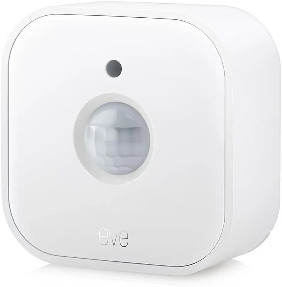 Eve Motion (Matter) Intelligenter Bewegungssensor mit Lichtsensor, IPX3 wasserdicht, automatische Aktivierung von Licht und Geräten, Gewinde