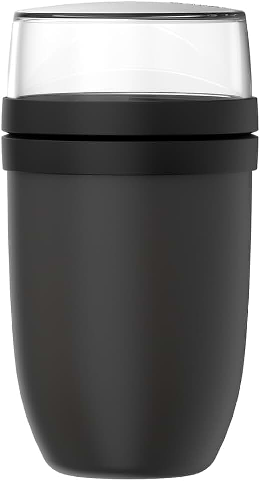 Mepal - Müslibecher xl Ellipse - 750 + 300 ml - Nordic black