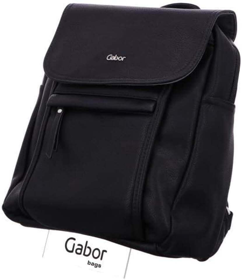 Gabor bags Mina Damen City Rucksack Backpack, 8 L Schwarz