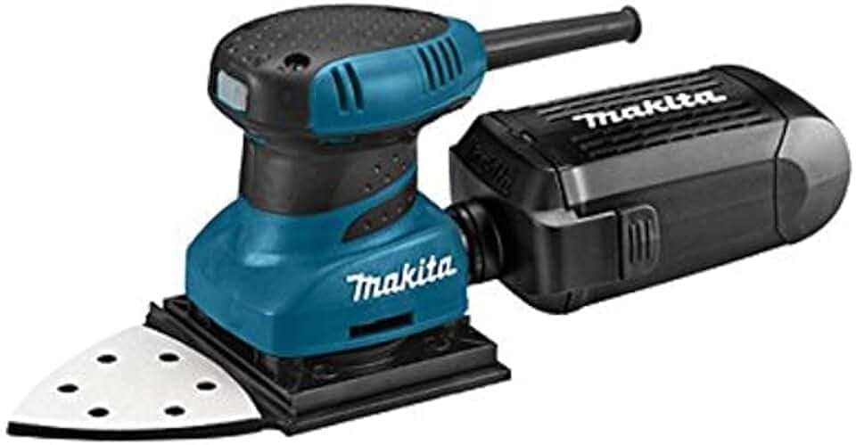 MAKITA BO4565K SCHWINGSCHLEIFER 200 W, Schwarz, Blau