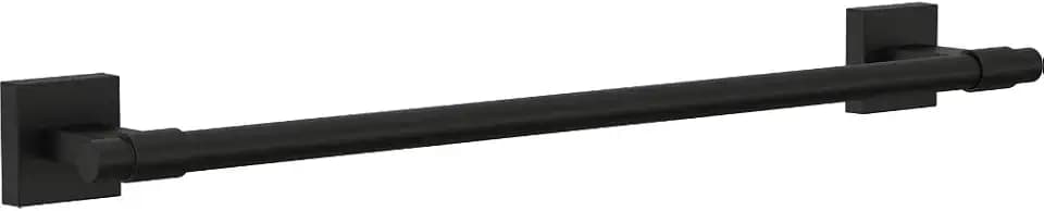Franklin Brass Towel Rack | 18 Inch Matte Black Towel Bar for Bathroom, Kitchen | Maxted Accessories