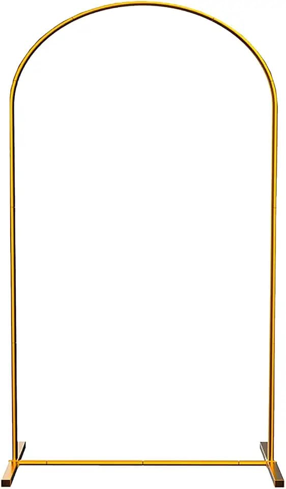 LANGXUN Gold Metal Arch Stand, 7.2ft