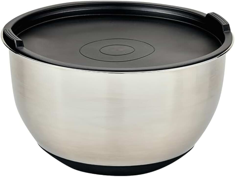 KESPER | Rührschüssel mit Deckel, Edelstahl, Ø 18 cm | 90895
